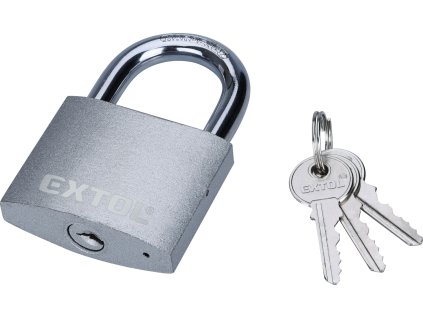 MA77040_EXTOL CRAFT zámek visací litinový barevný, 63mm 77040