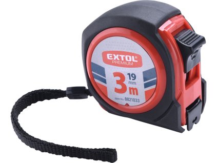 MA8821033_EXTOL PREMIUM metr svinovací COMPACT, 3m, š. pásku 19mm 8821033