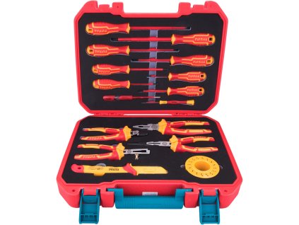 MATHKITH1601_TOTAL Sada elektrikářského nářadí, 16ks, 1000V, VDE THKITH1601