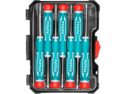 MATHT250726_TOTAL Industrial šroubováky, sada 7ks precision, CrV THT250726