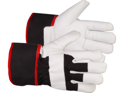 TR3134279_STREND PRO Zimní pracovní rukavice Janus Winter vel. 11, zateplené, kůže/textil