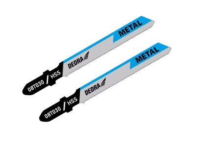 08T040BM_Listy pro přímočarou pilu, BiM, úchyt EU, 82x57mm na nerez INOX do 1,5mm, sada 2ks