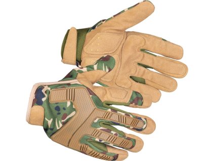 TR3139120_STREND PRO Camo Pracovní rukavice camouflage, vystužené, velikost 9/L