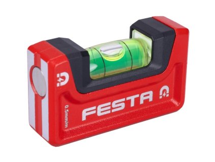 15750_FESTA ALU vodováha MINI magnetická, d 65mm, v 35mm, š 16mm