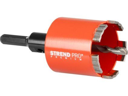 TR238764_Korunka vrtací diamantová 68mm segmentová se stopkou HEX 12mm