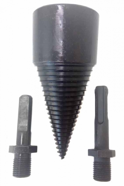 Štípací trn - kužel na dřevo 42x100mm s uchycením SDS+ a 1/2" adaptérem 0.3 Kg NÁŘADÍ Sklad2 060024