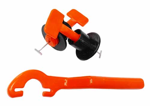 MAGG Set pro pokládání dlaždic 50x úchyt, 1x plastový klíč, nivelační sada 0.525 Kg NÁŘADÍ Sklad2 080150