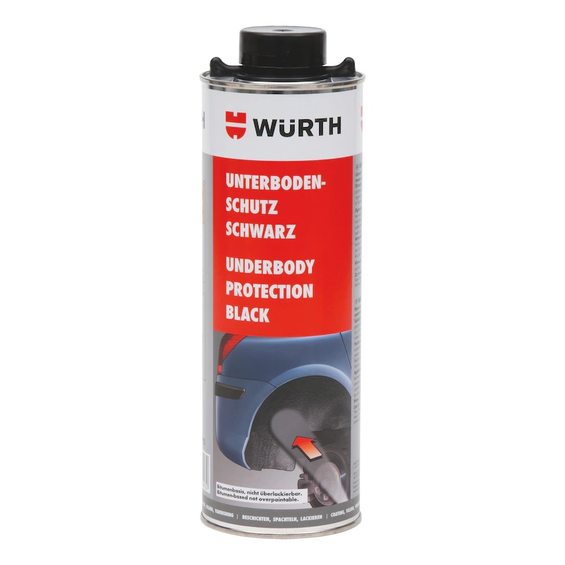 WÜRTH Nástřik na ochranu podvozku, černá, nepřelakovatelná 1000ml 1 Kg NÁŘADÍ Sklad2 0892072