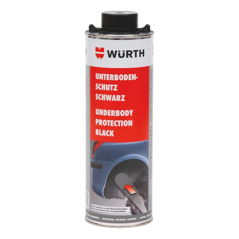 WÜRTH Nástřik na ochranu podvozku, černá, nepřelakovatelná 1000ml 1 Kg NÁŘADÍ Sklad2 0892072 3