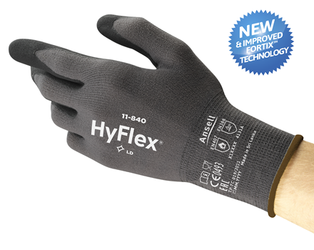 Ansell HyFlex 11-840 Pracovní rukavice 11" povrstvené nitrilem 0.064 Kg NÁŘADÍ Sklad2 11-840-11 78