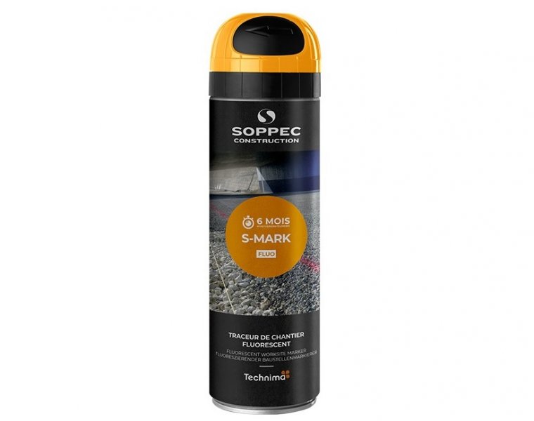 SOPPEC sprej fluorescenční S-MARK 6M oranžový 500ml, značkovací 0.4555 Kg NÁŘADÍ Sklad2 13362 3