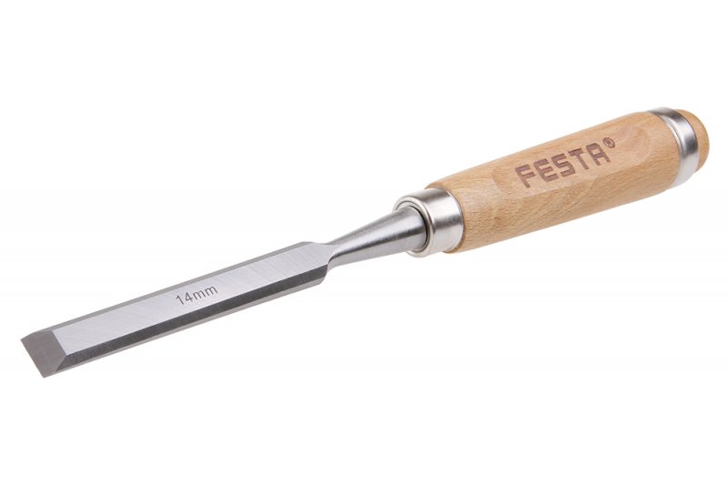 FESTA Dláto s bukovou rukojetí, kovaná čepel CrV, šířka 14mm 0.143 Kg NÁŘADÍ Sklad2 19494