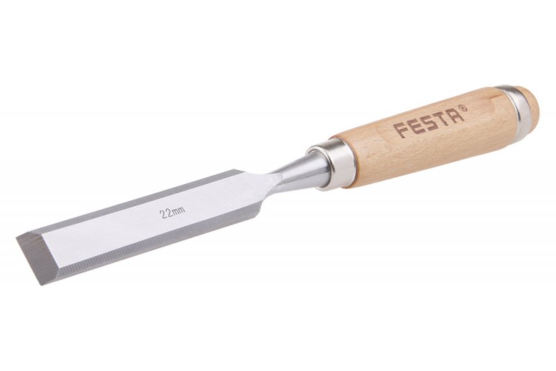 FESTA Dláto s bukovou rukojetí, kovaná čepel CrV, šířka 22mm 0.223 Kg NÁŘADÍ Sklad2 19498