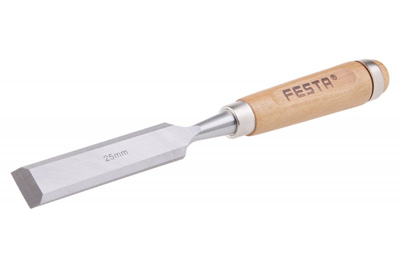 FESTA Dláto s bukovou rukojetí, kovaná čepel CrV, šířka 25mm 0.238 Kg NÁŘADÍ Sklad2 19499