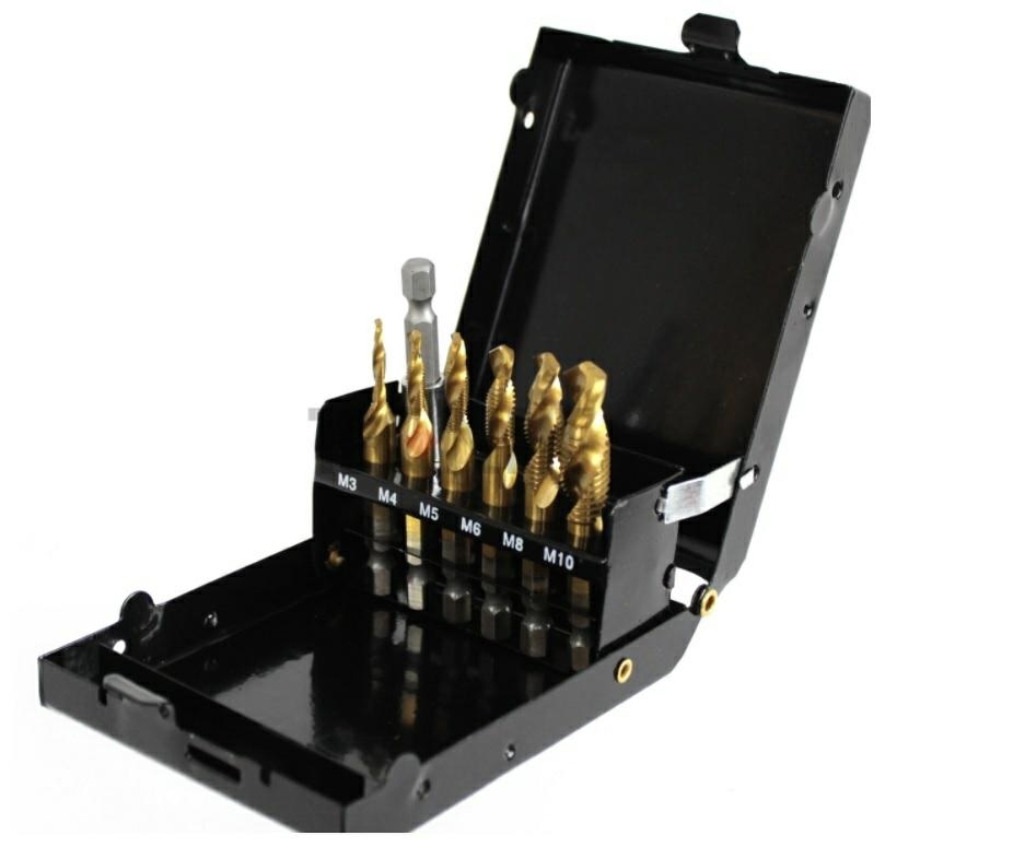 SILVER Závitníky kombinované s vrtákem, sada M3-M10 EX11536 0.3 Kg NÁŘADÍ Sklad2 EX11536