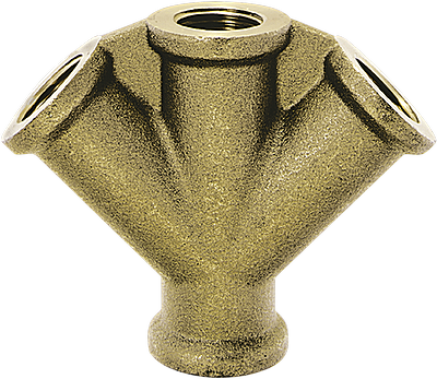 vzduchová roztrojka mosazná, 4x vnitřní závit G1/2" i 0.04 Kg NÁŘADÍ Sklad2 INR73291214