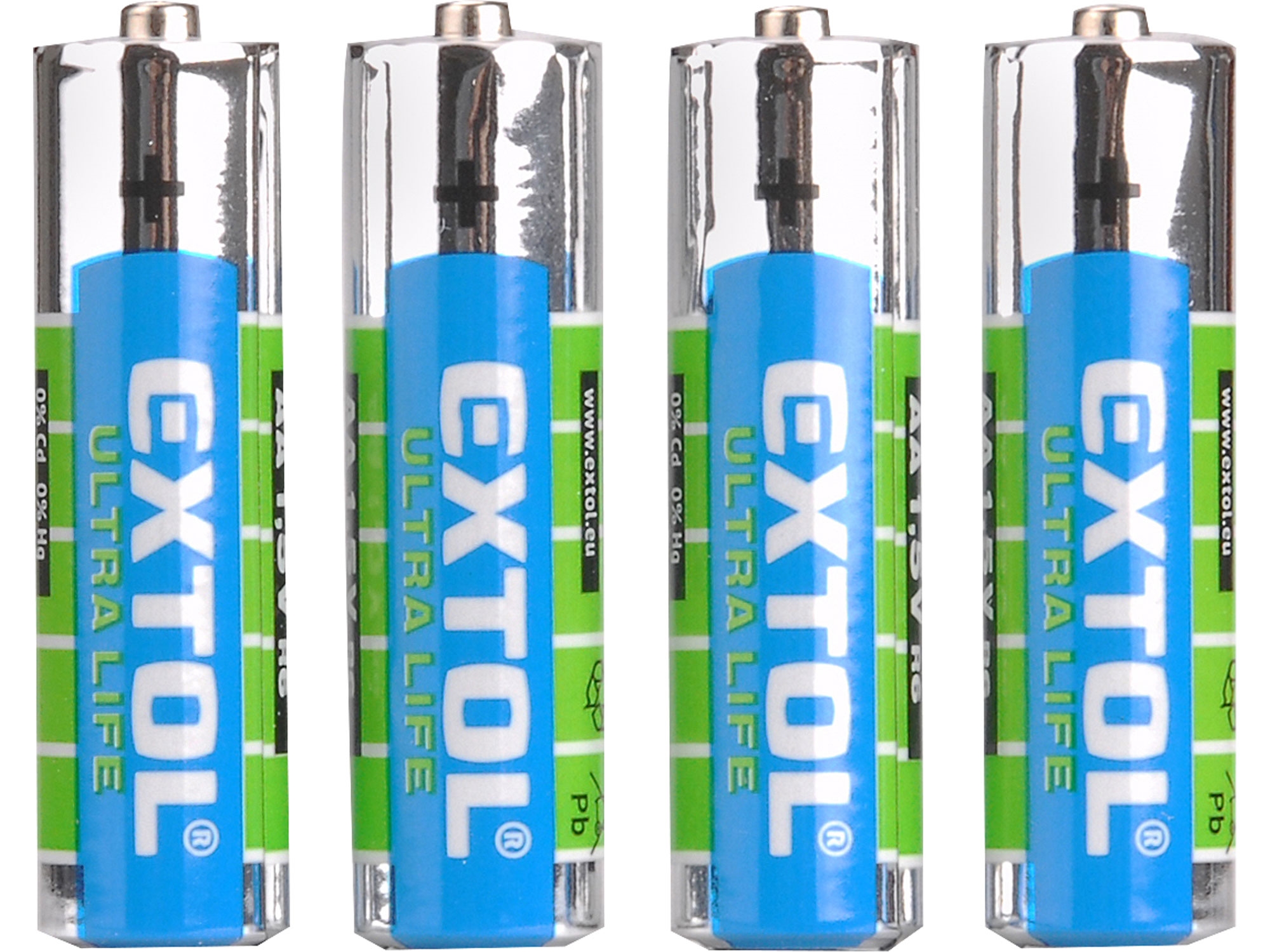 EXTOL ENERGY Tužkové baterie AA 1,5V (LR6) ZnCl balení 4ks 0.069 Kg NÁŘADÍ Sklad2 MA42001