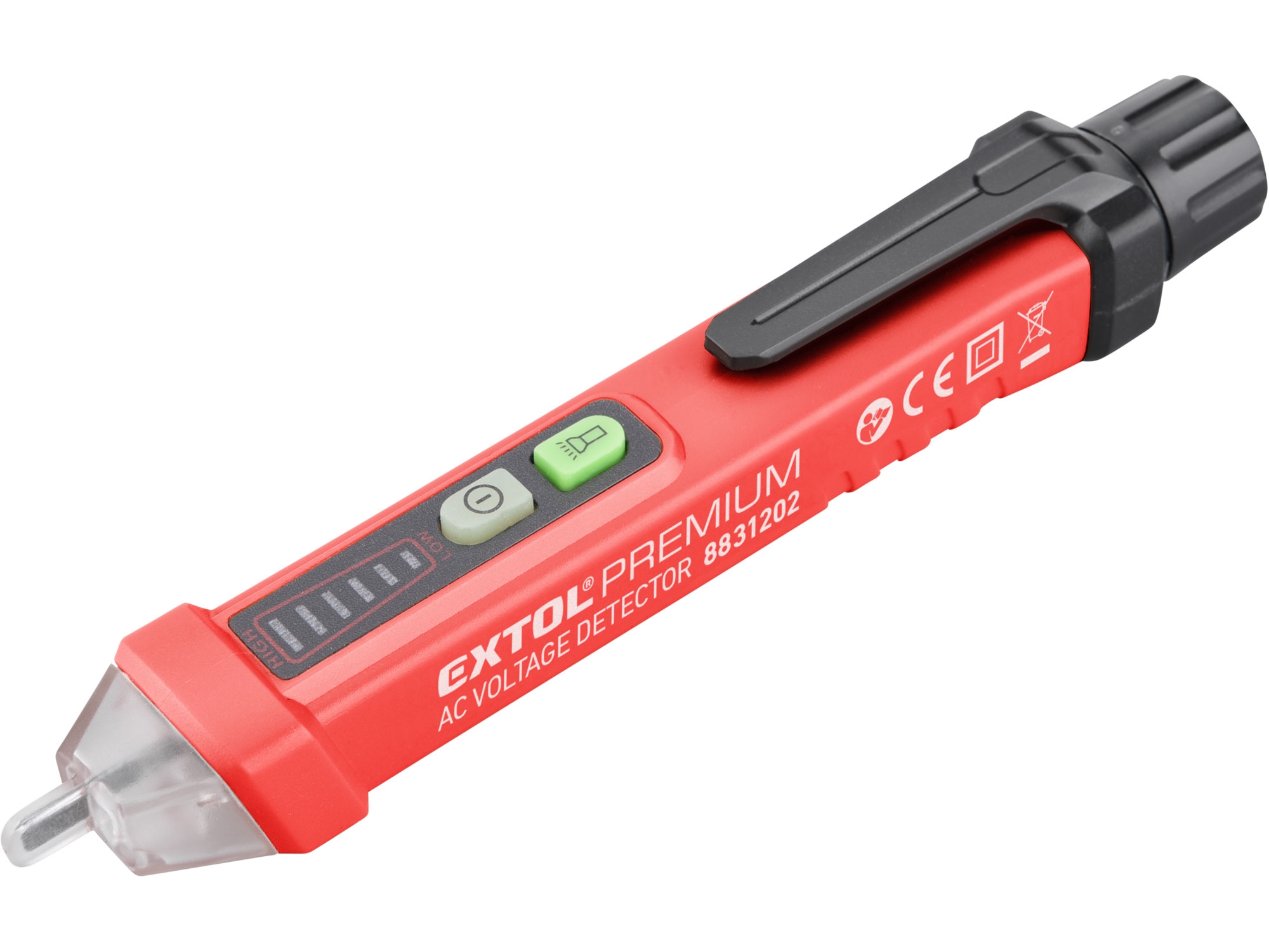 EXTOL PREMIUM zkoušečka napětí 12-1000V, bezkontaktní 0.084 Kg NÁŘADÍ Sklad2 MA8831202