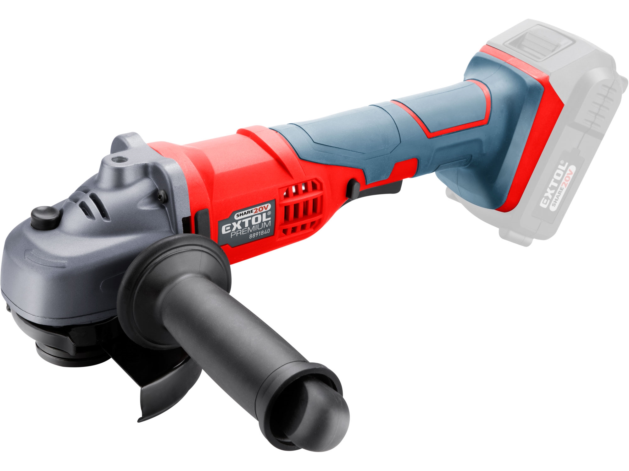 bruska úhlová aku SHARE20V, 115mm, 20V Li-ion, bez baterie a nabíječky 8891841 1.46 Kg NÁŘADÍ Sklad2 MA8891841