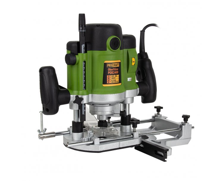 PROCRAFT Frézka horní 12mm 2000W + sada fréz POB2400 5.5 Kg NÁŘADÍ Sklad2 POB2400