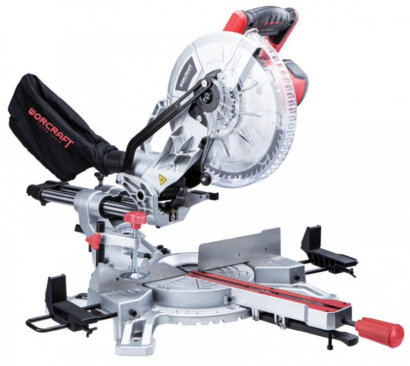 WORCRAFT Pokosová pila MS20-255 s výsuvným ramenem 2000W 16.1 Kg NÁŘADÍ Sklad2 TR113887A