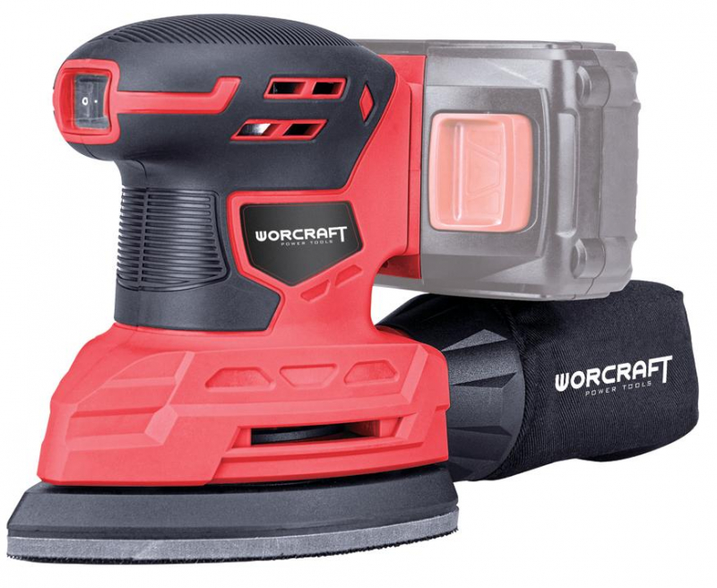 WORCRAFT Aku vibrační bruska delta 20V CPMS-S20Li bez baterie a nabíječky 1.4 Kg NÁŘADÍ Sklad2 TR114281