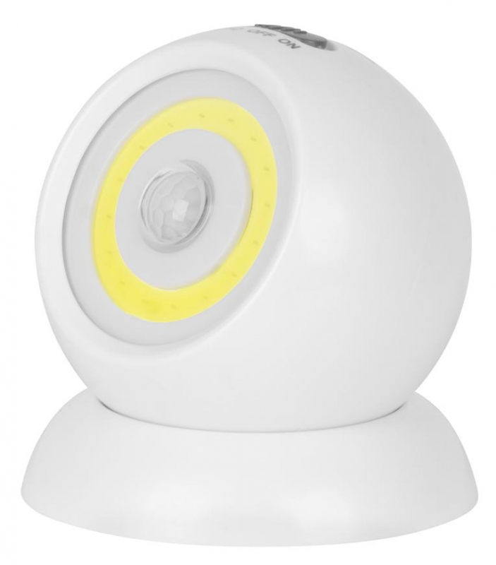 STREND PRO Handy Lux - Light Ball LED světlo s pohybovým čidlem, 160 lm, otočné 360° 0.15 Kg NÁŘADÍ Sklad2 TR2171972