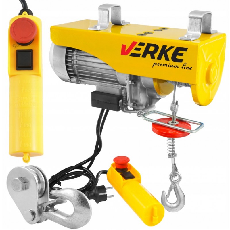 VERKE Elektrický lanový zvedák 600/300kg V06051 17.5 Kg NÁŘADÍ Sklad2 V06051 1