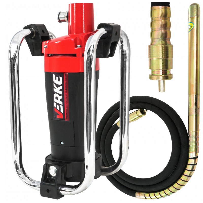 VERKE Ponorný vibrátor do betonu, hadice 4m V10150 18 Kg NÁŘADÍ Sklad2 V10150