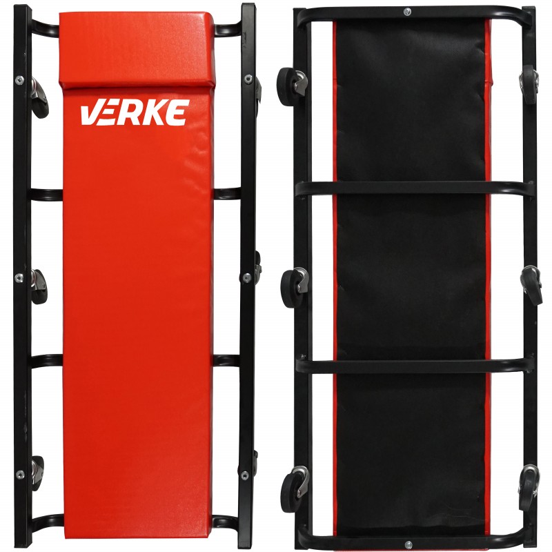 VERKE Dílenské lehátko montážní kovové V83250 6.8 Kg NÁŘADÍ Sklad2 V83250