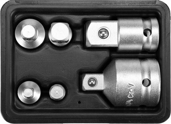 YATO Redukce na gola ořechy 1/4"-3/4" sada 6 kusů 0.47 Kg NÁŘADÍ Sklad2 YT-10671