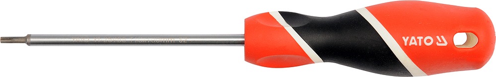 YATO šroubovák torx s otvorem, magnetický, T27x100 mm 0.122 Kg NÁŘADÍ Sklad2 YT-25959