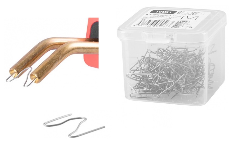 STREND PRO spona - vnější úhel 0,6mm - pro svářečku plastů, 100 ks 0.03 Kg NÁŘADÍ Sklad2 TR2130048