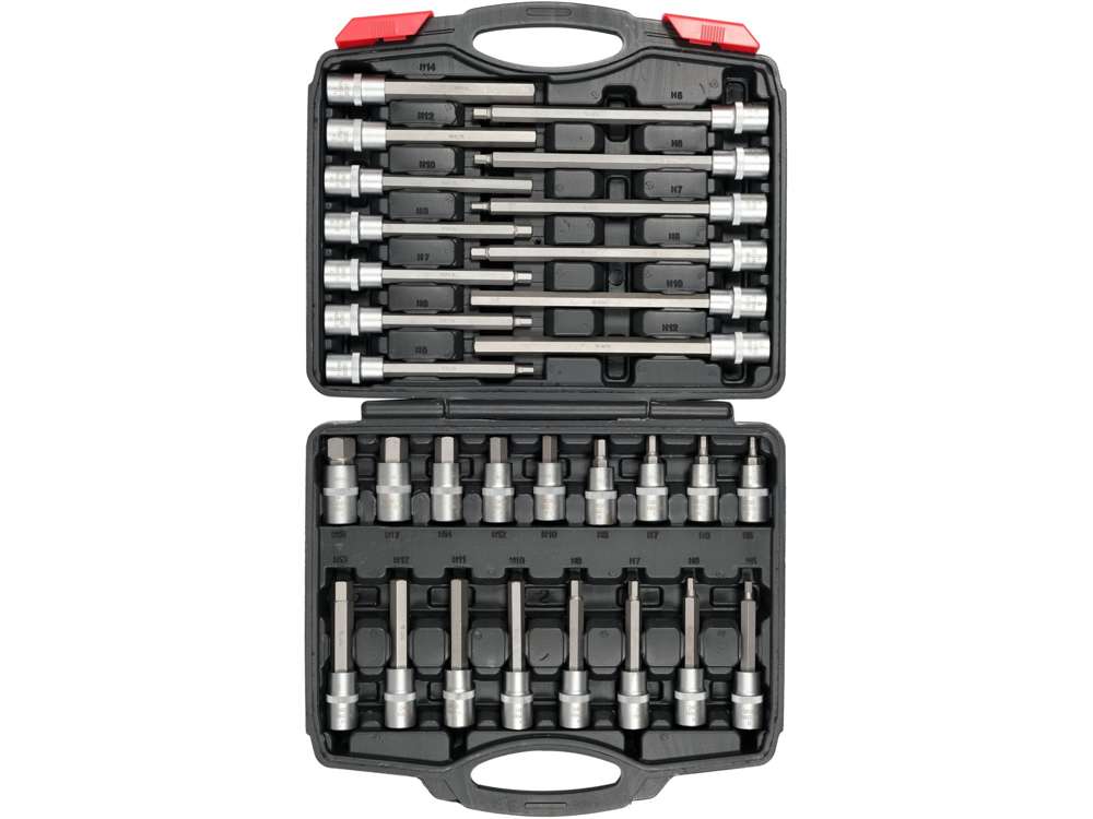 YATO Gola ořechy imbus sada 30 kusů H5-H17 HEX 1.7 Kg NÁŘADÍ Sklad2 YT-77540
