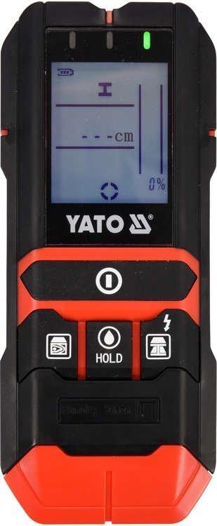 YATO Detektor kovů, elektrických kabelů, dřeva a vlkoměr YT-73138 0.4 Kg NÁŘADÍ Sklad2 YT-73138 1