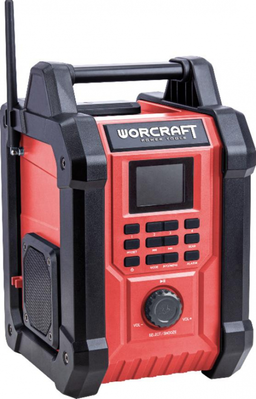 WORCRAFT CBTS-S20LiH Aku rádio 20V DAB+, FM, Bluetooth, AUX, USB output, 2x15W 3.7 Kg NÁŘADÍ Sklad2 TR114787