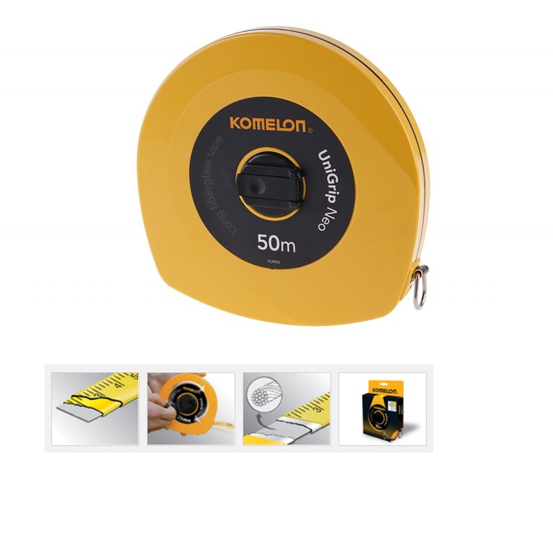 KOMELON KCM335 Pásmo 50m sklolaminátové 50m x 13mm 0.863 Kg NÁŘADÍ Sklad2 10336