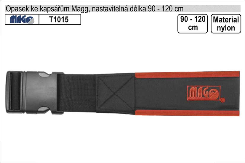 Opasek MAGG ke kapsářům délka 90-120cm 0.17 Kg NÁŘADÍ Sklad2 T1015