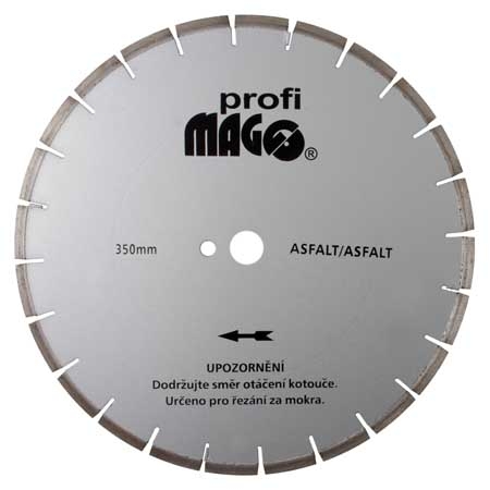 Kotouč diamantový segmentový 350x25,4mm MAGG Profi na asfalt 2.3 Kg NÁŘADÍ Sklad2 DKS350 1