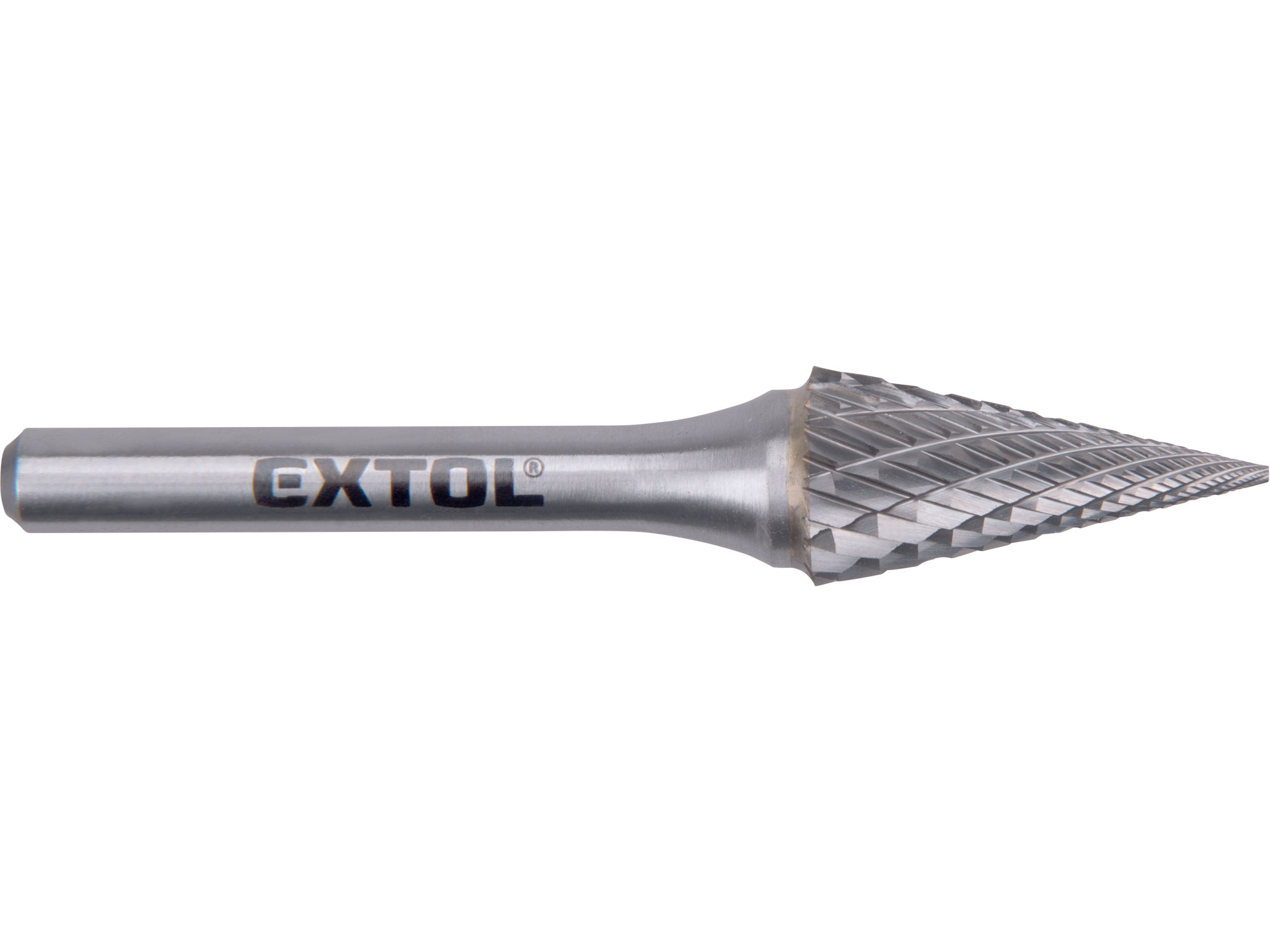 Stopková fréza do kovu, konická-jehlan, pr.12x25mm/stopka 6mm,sek střední(double-cut) 0.039 Kg NÁŘADÍ Sklad2 MA8703795