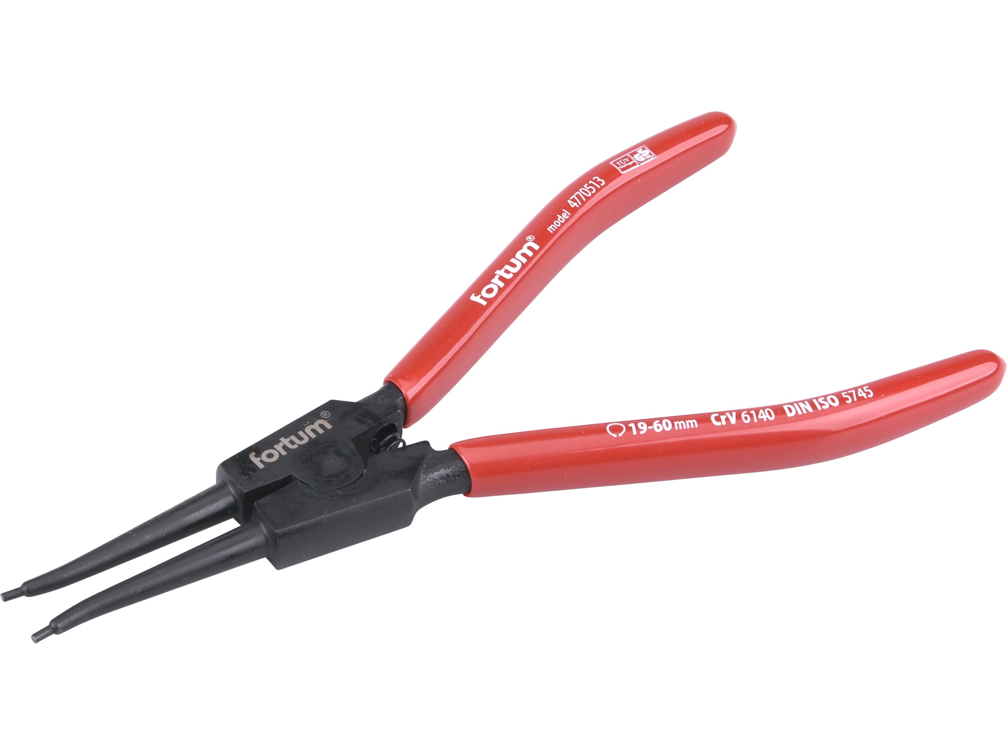 Kleště seeger pro pojistné kroužky  přímé vnější, délka 180mm Fortum 0.186 Kg NÁŘADÍ Sklad2 MA4770513