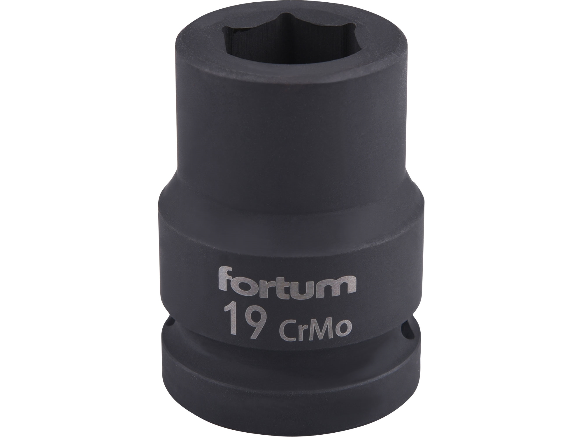 Gola ořech šestihran 3/4" kovaný 19mm, L 52mm, CrMoV, FORTUM 0.34 Kg NÁŘADÍ Sklad2 MA4703019