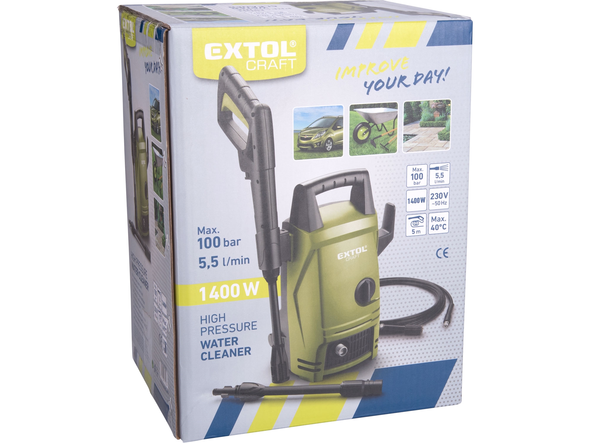 Čistič vysotlaký 1400 W Extol 413103 5.9 Kg NÁŘADÍ Sklad2 MA413103 8595126971003