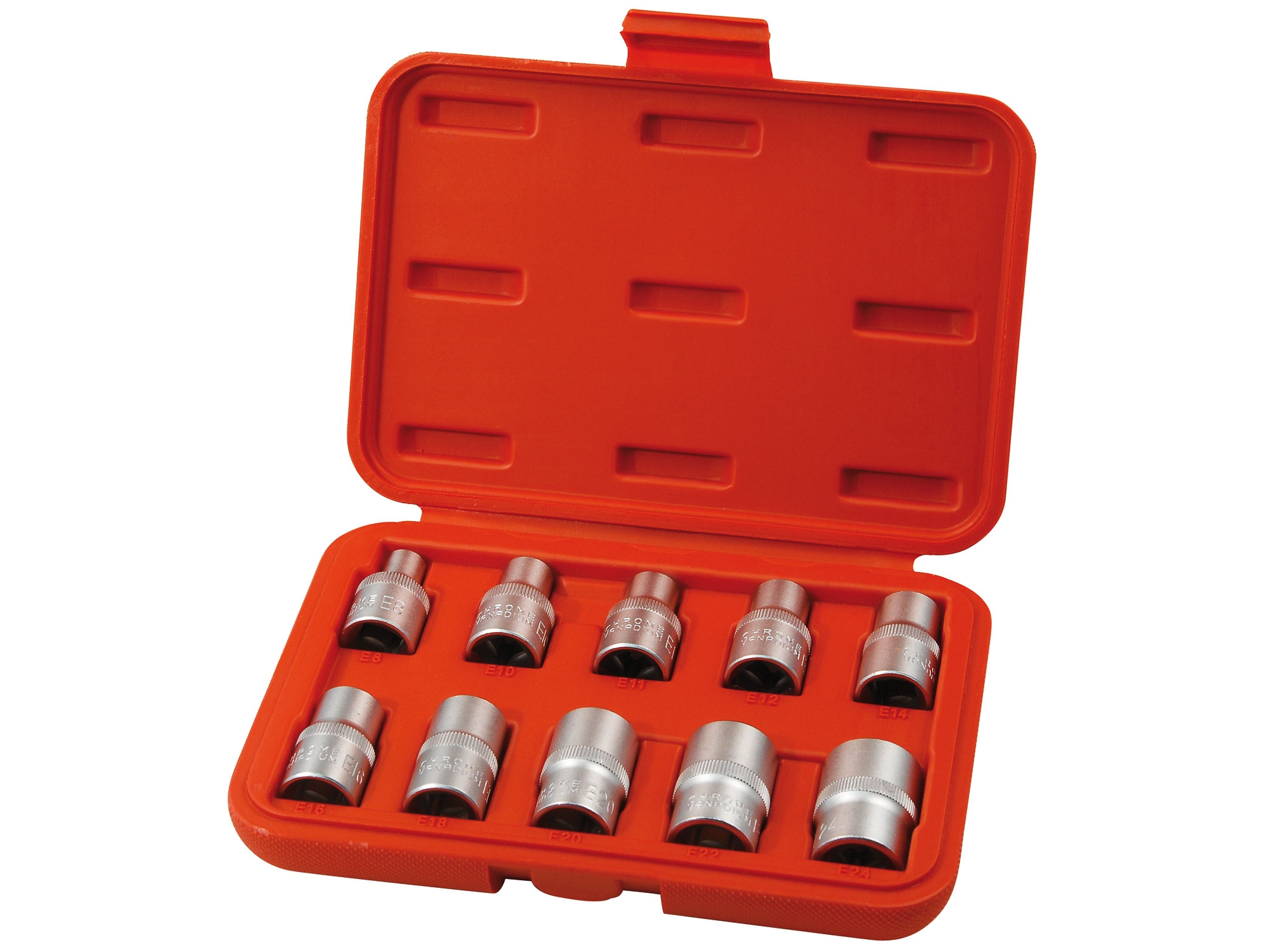 Nástrčné hlavice torx sada 10 kusů vnitřní E8-E24 0.96 Kg NÁŘADÍ Sklad2 MA8818128