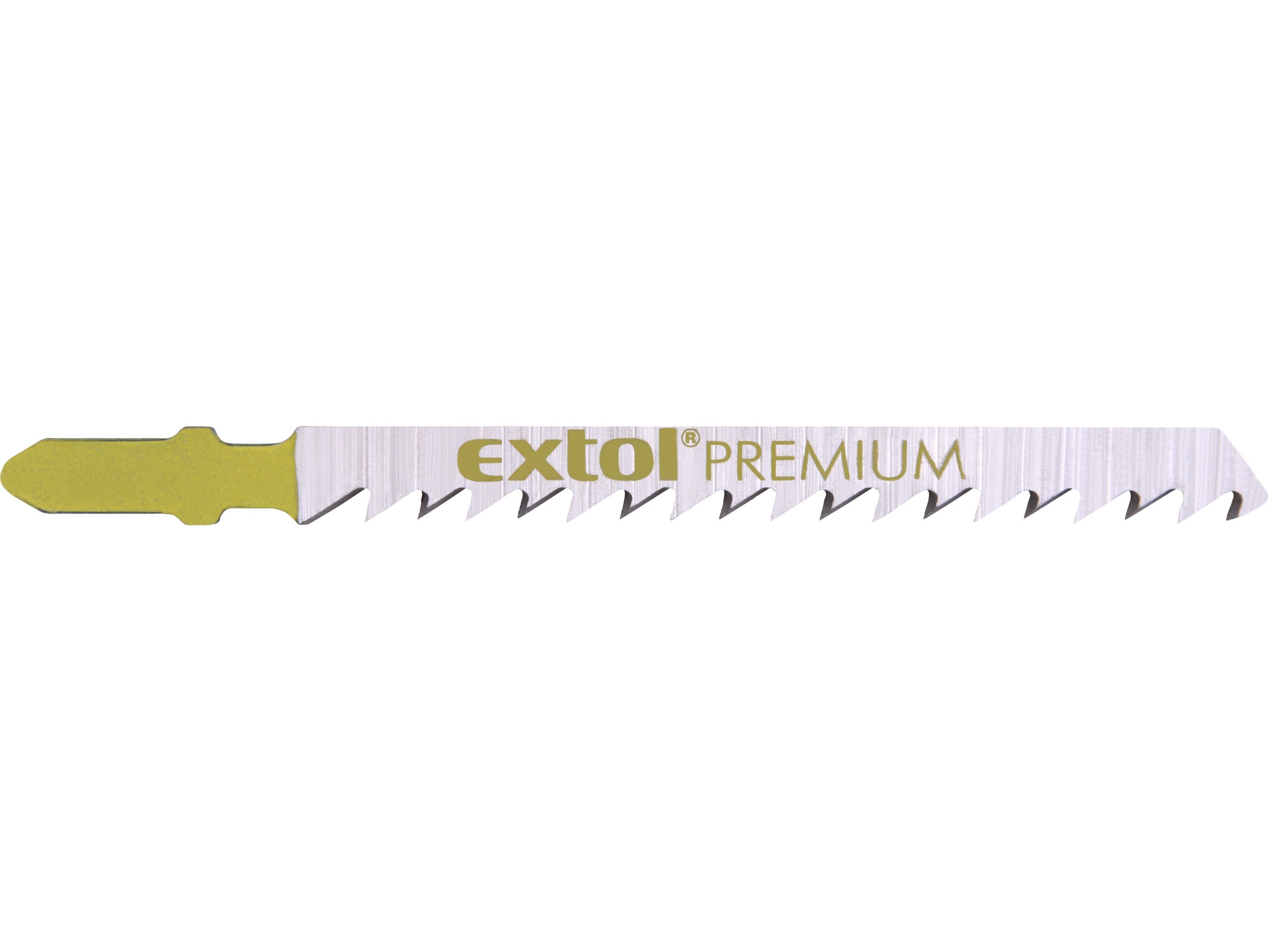 Listy pro přímočarou pilu, úchyt EU, 75x4,0mm, na dřevo, broušené, rychlý řez, Extol 0.043 Kg NÁŘADÍ Sklad2 MA8805007