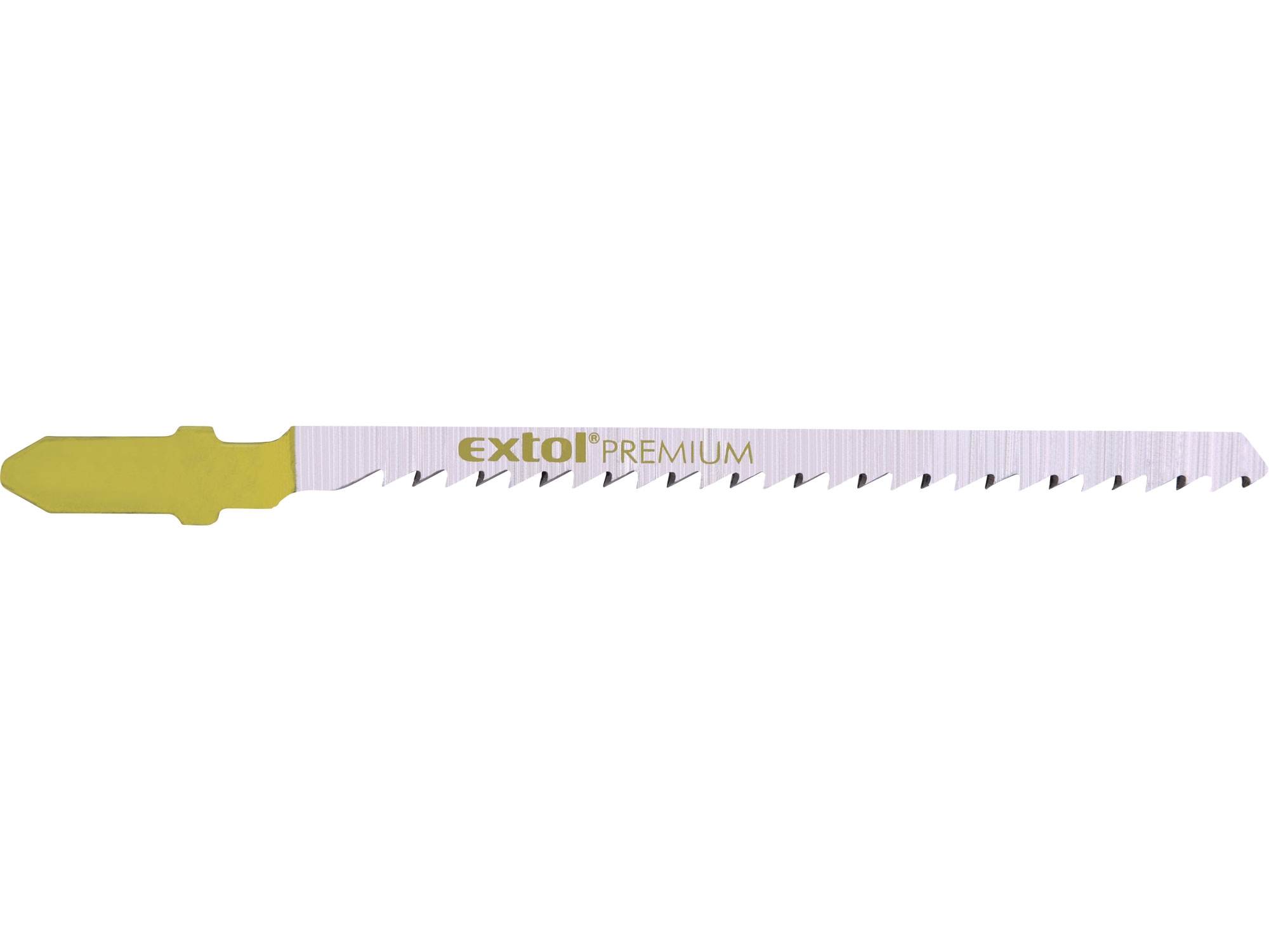 Listy pro přímočarou pilu, úchyt EU, 75x2,5 mm, na dřevo, broušené, křivkový řez,  Extol 0.034 Kg NÁŘADÍ Sklad2 MA8805003