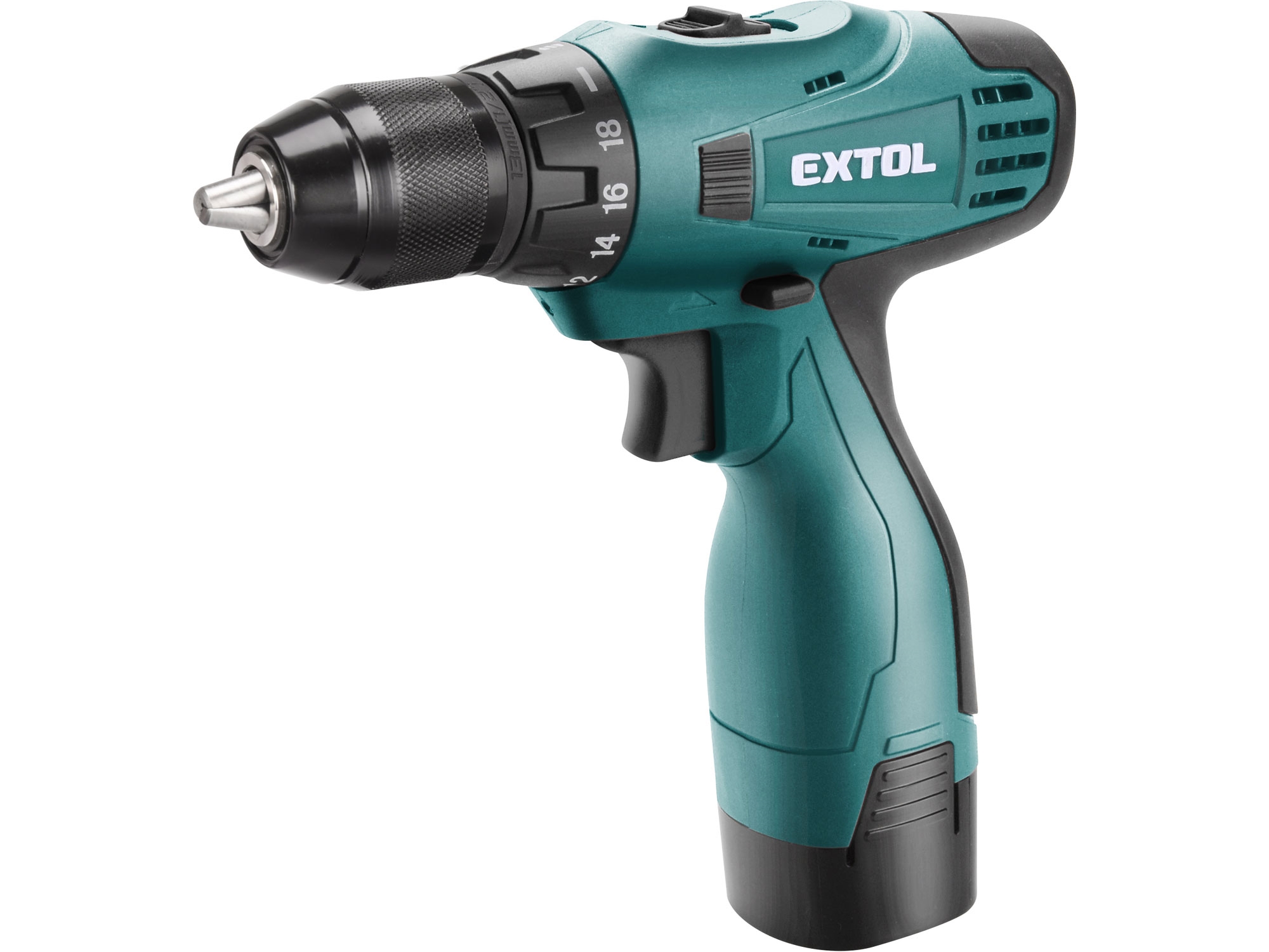 Akumulátorový šroubovák Extol Industrial 2x Li On 16,6V / 2 rychlostní rychlonabíjení 2.79 Kg NÁŘADÍ Sklad2 MA8791151