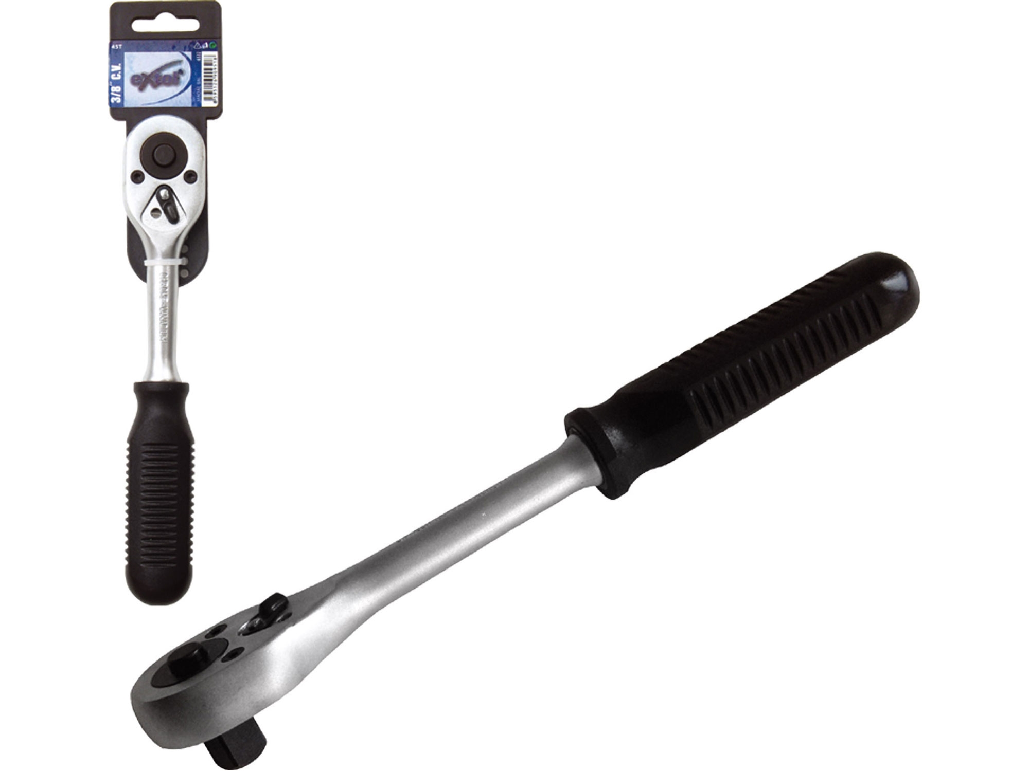 Gola ráčna Extol rovná s páčkou  3/8" 0.336 Kg NÁŘADÍ Sklad2 MA6532