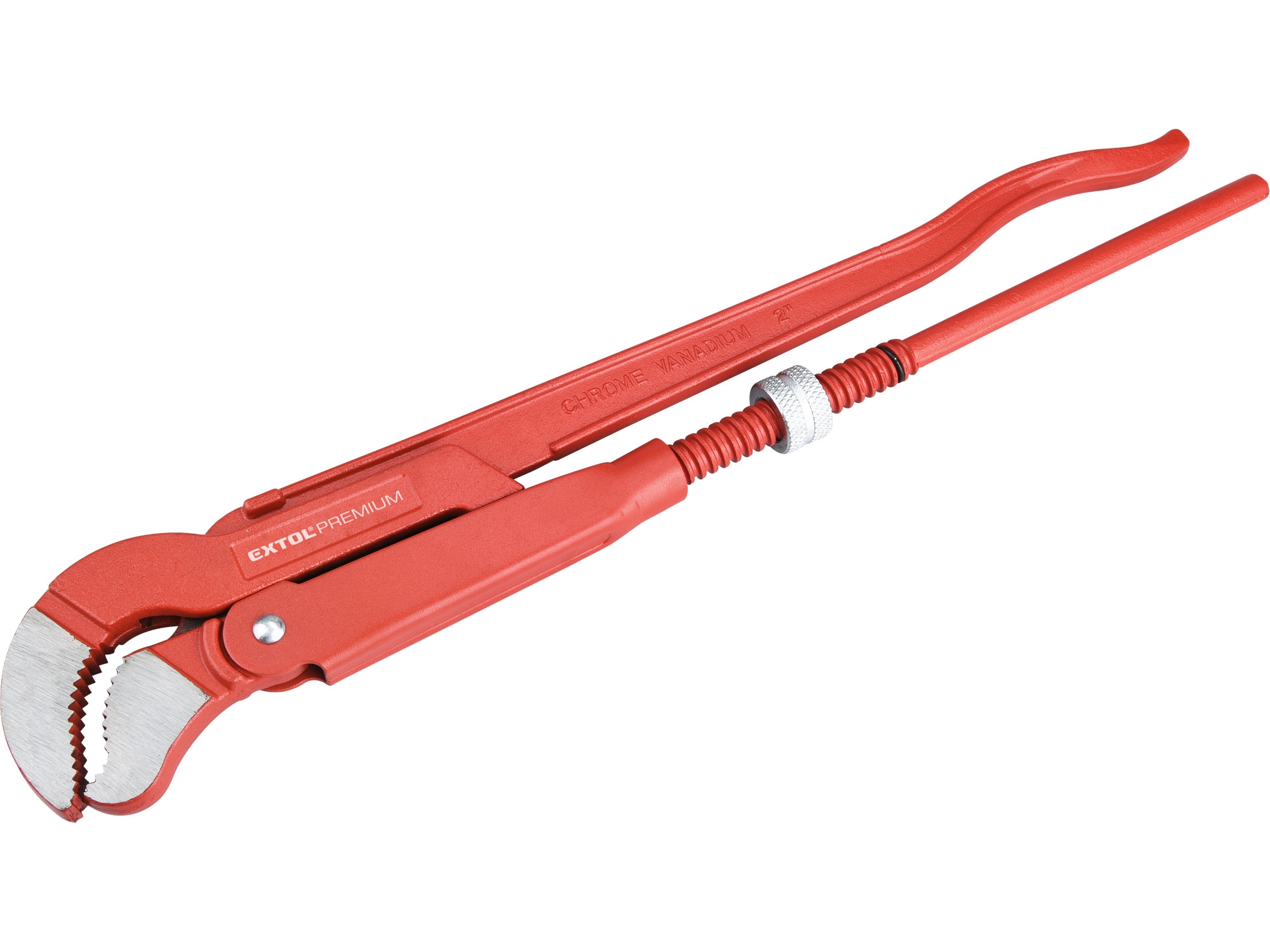 Hasák typu Herkules, délka 530 mm, čelisti tvaru „S“, 2", Extol Premium 2.467 Kg NÁŘADÍ Sklad2 MA8813213