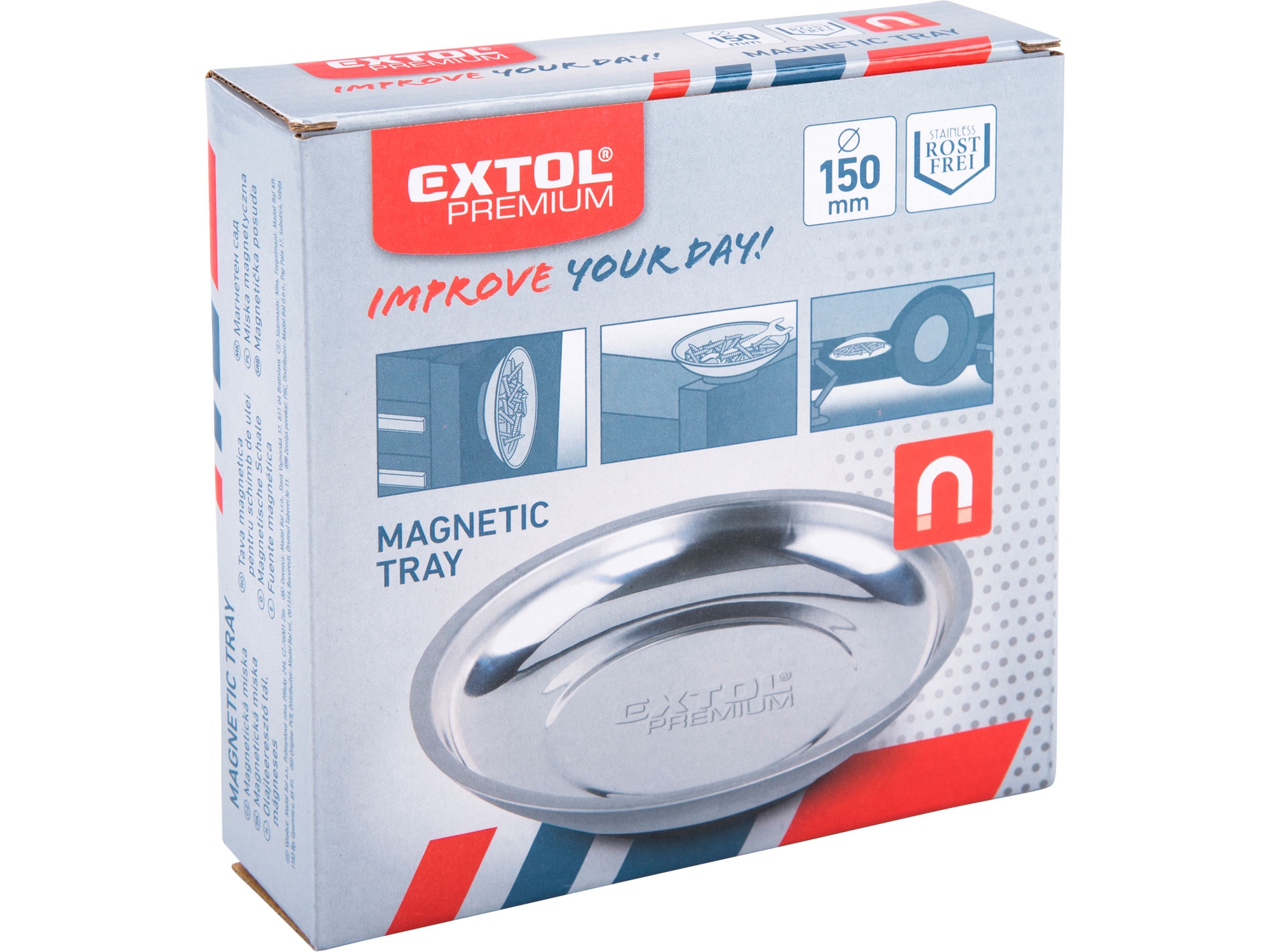 Miska magnetická kruhová Extol průměr 150mm 0.31 Kg NÁŘADÍ Sklad2 MA8863030